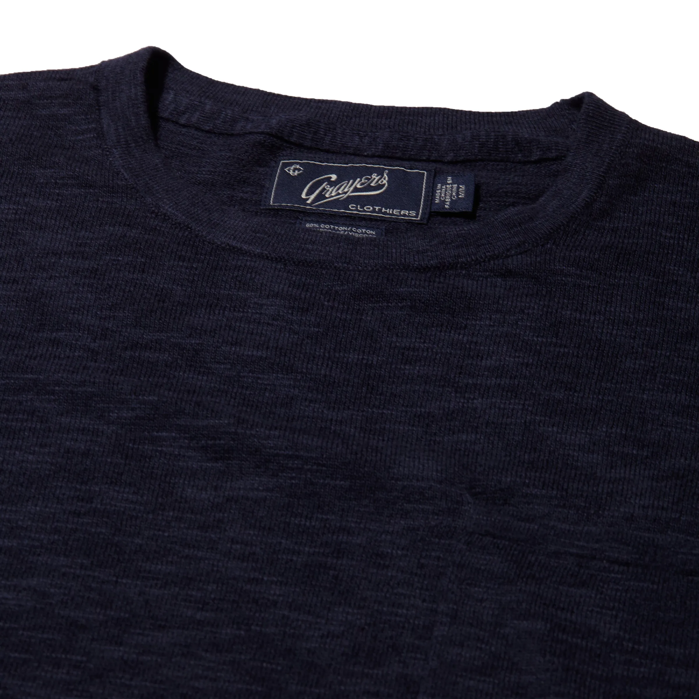 Cloud Cotton Sweater Crew - Navy