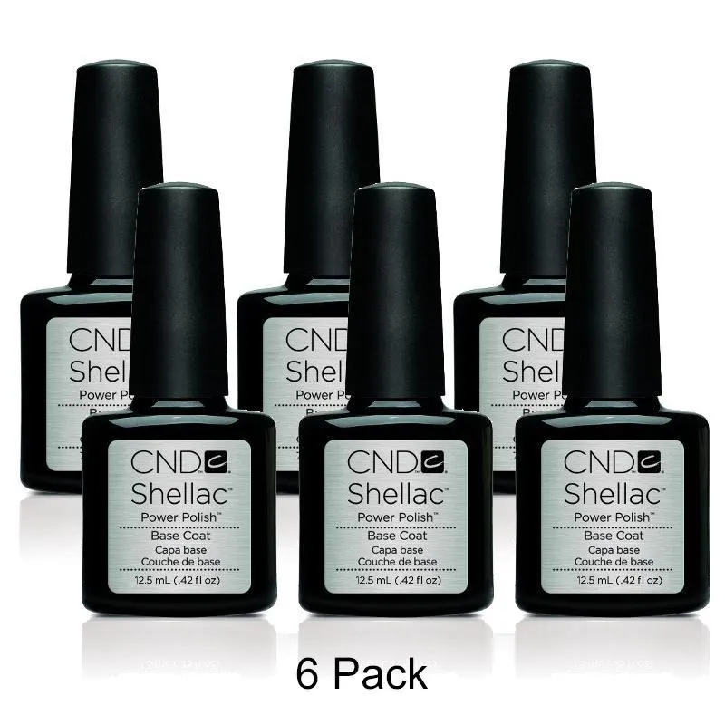 CND Shellac - Base Coat - 6 Pack 0.5 oz