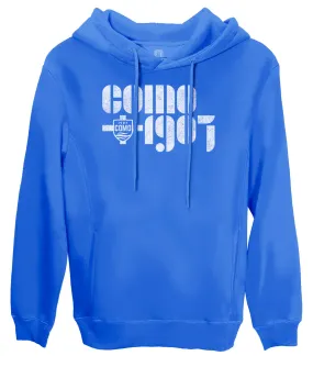 Como 1907 Vintage Vibes Fleece Pullover Hoodie - Royal