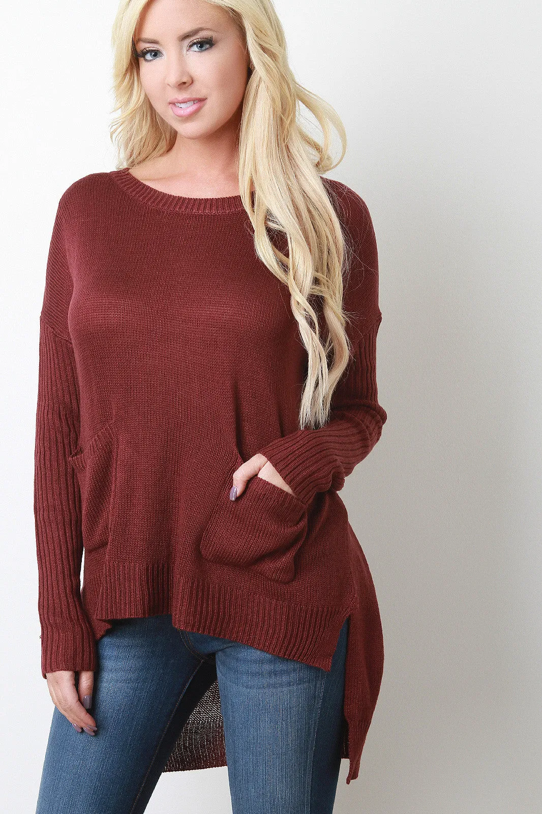 Crisscross Backless Knit Sweater