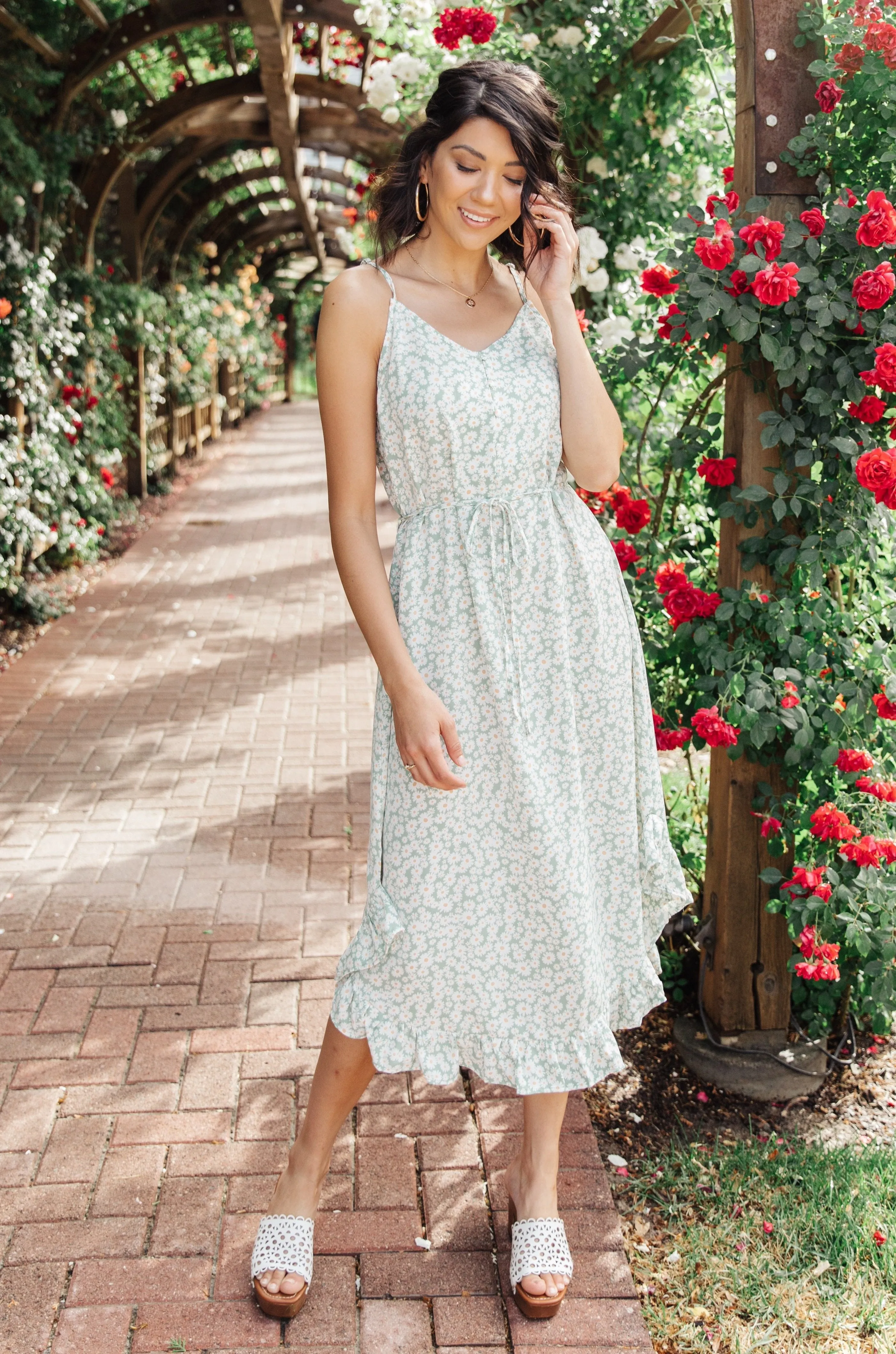 Daisy Mint Day Dress