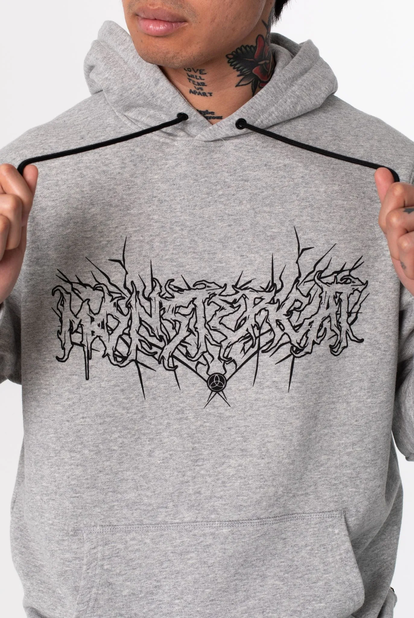 Dark - Heather Grey Pullover Hoodie