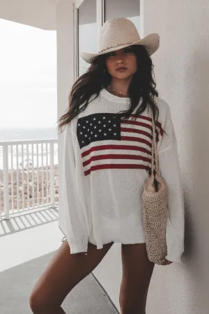 DEAL American Cutie Lightweight Flag Sweater