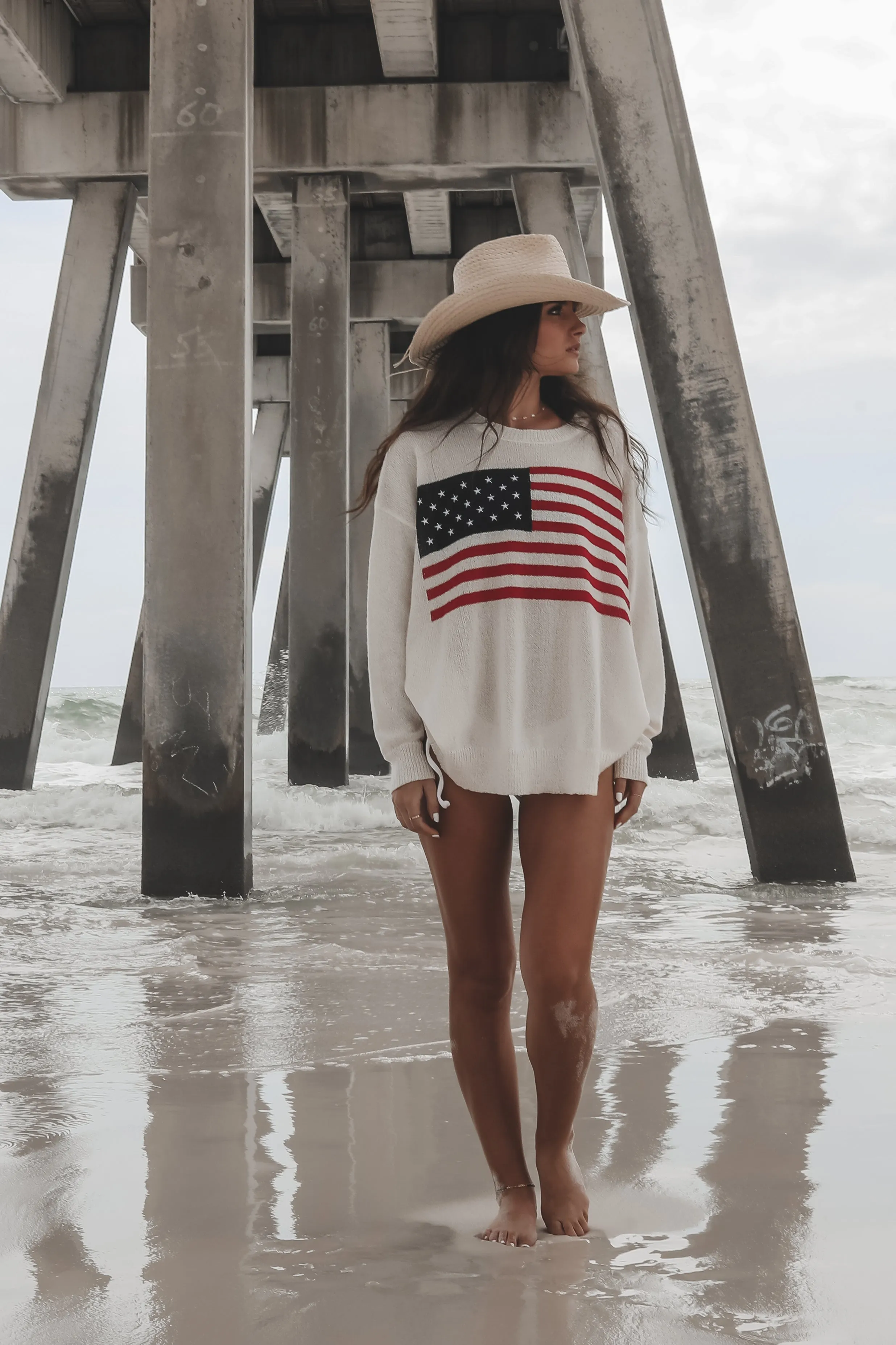 DEAL American Cutie Lightweight Flag Sweater