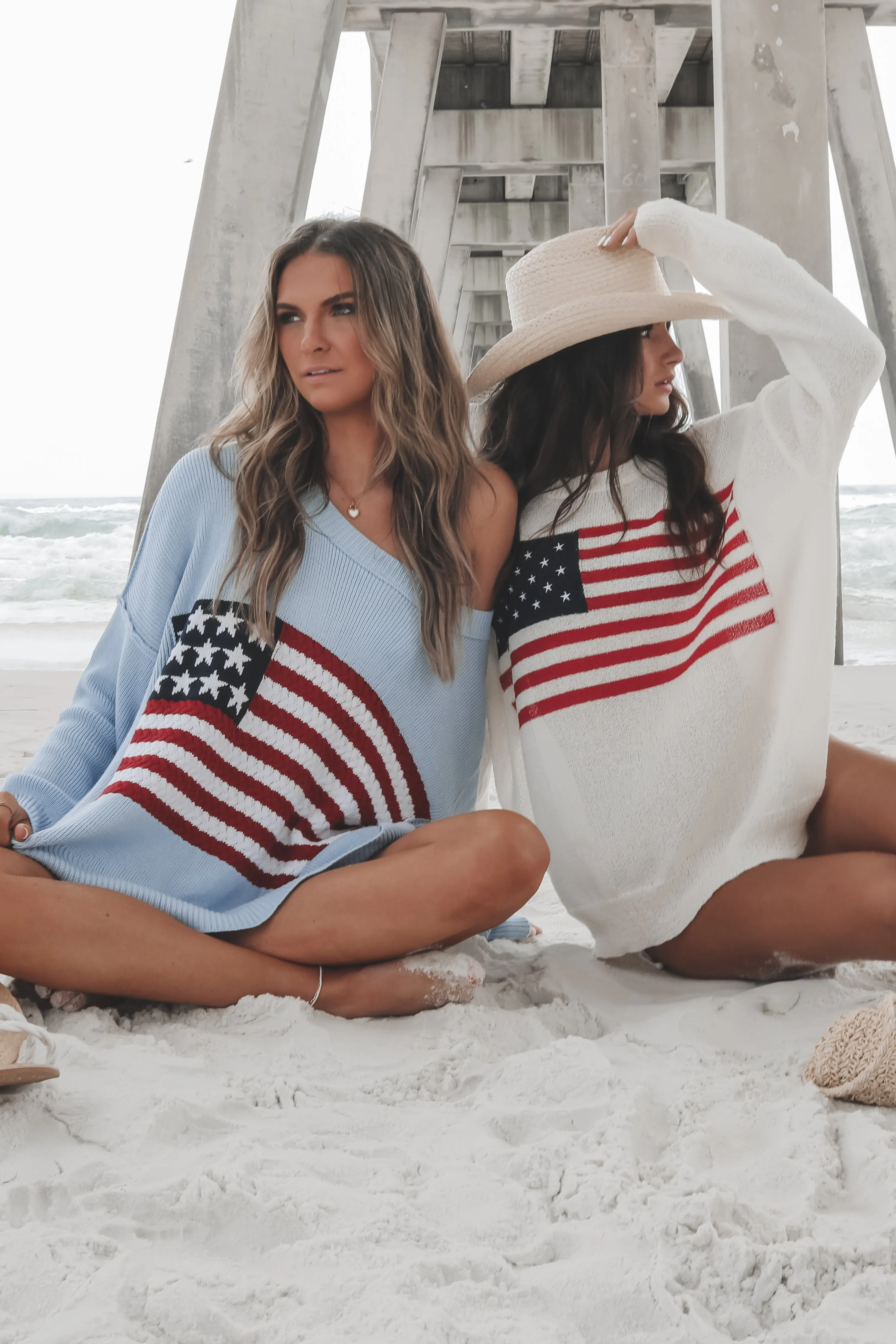 DEAL American Cutie Lightweight Flag Sweater