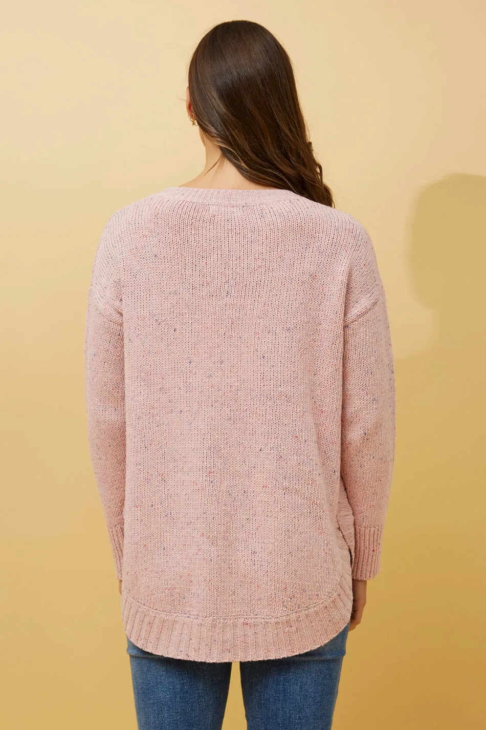 DEIRDRE SPECKLED KNIT JUMPER