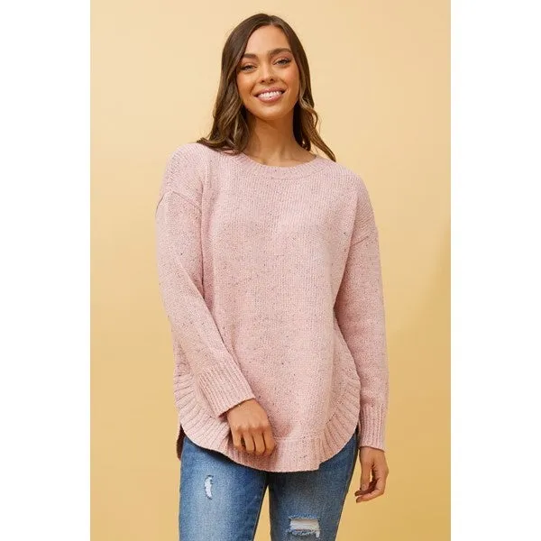 DEIRDRE SPECKLED KNIT JUMPER