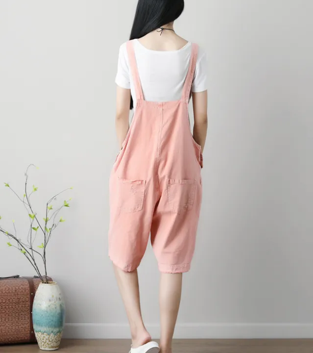 Denim Loose Casual Summer Denim Overall Loose Women Jumpsuits CNHK07152