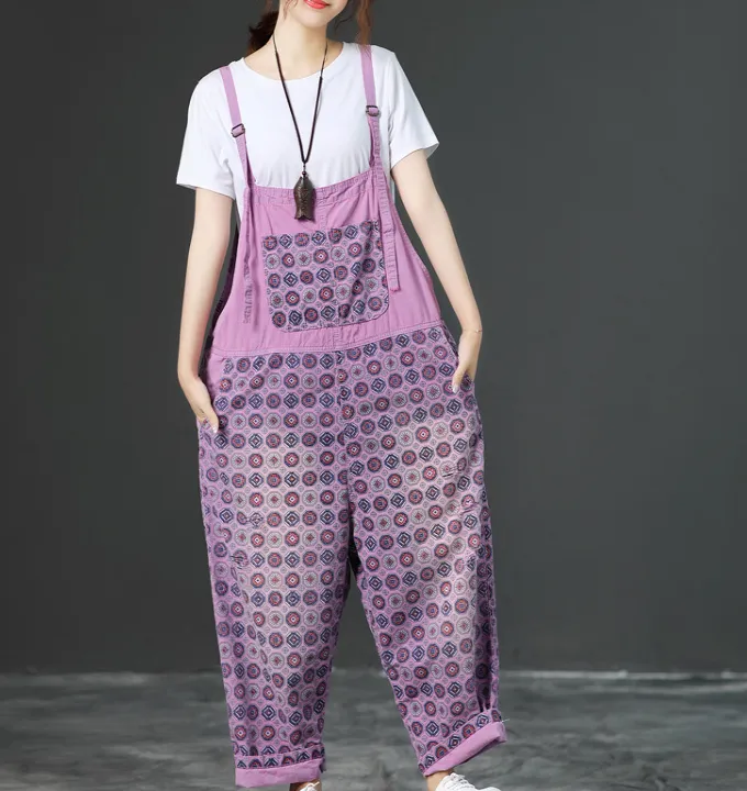 Denim Loose Casual Summer Denim Overall Loose Women Jumpsuits CNHK07154