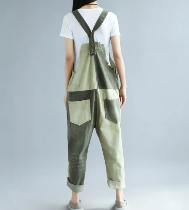 Denim Loose Casual Summer Denim Overall Loose Women Jumpsuits CNHK07156