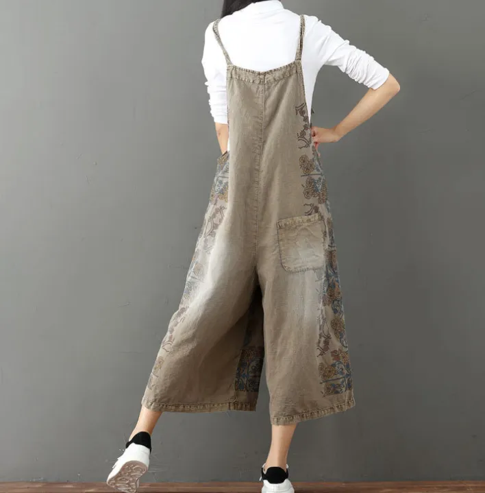 Denim Loose Casual Summer Denim Overall Loose Women Jumpsuits CNHK07161