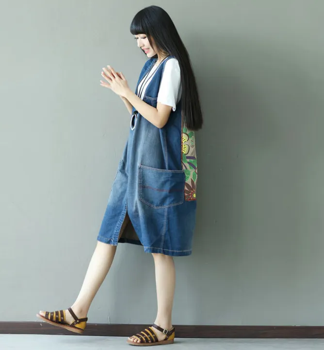 Denim Loose Casual Summer Denim Overall Loose Women Jumpsuits CNHK07252