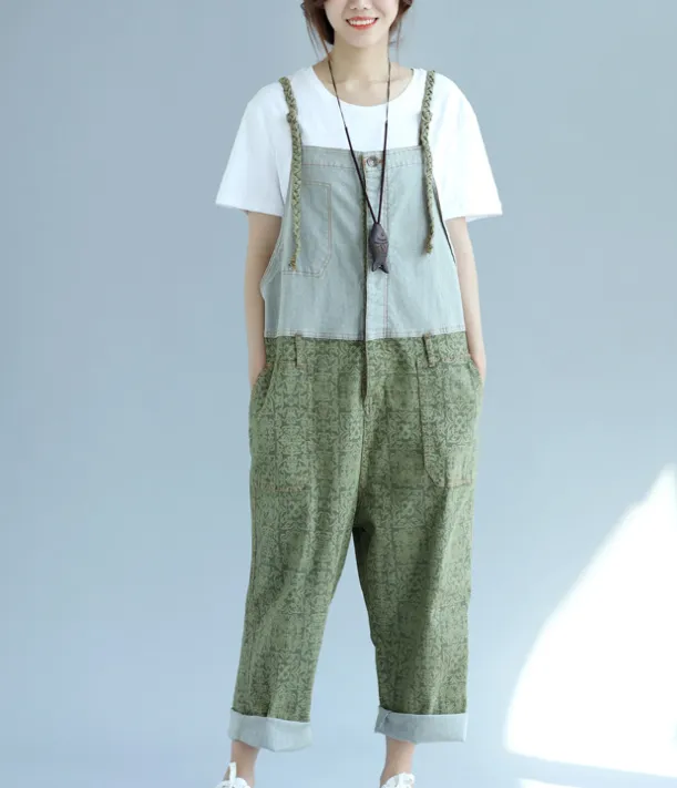 Denim Loose Casual Summer Denim Overall Loose Women Jumpsuits CNHK07254