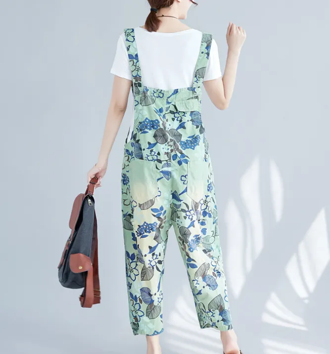 Denim Loose Casual Summer Denim Overall Loose Women Jumpsuits CNHK07255