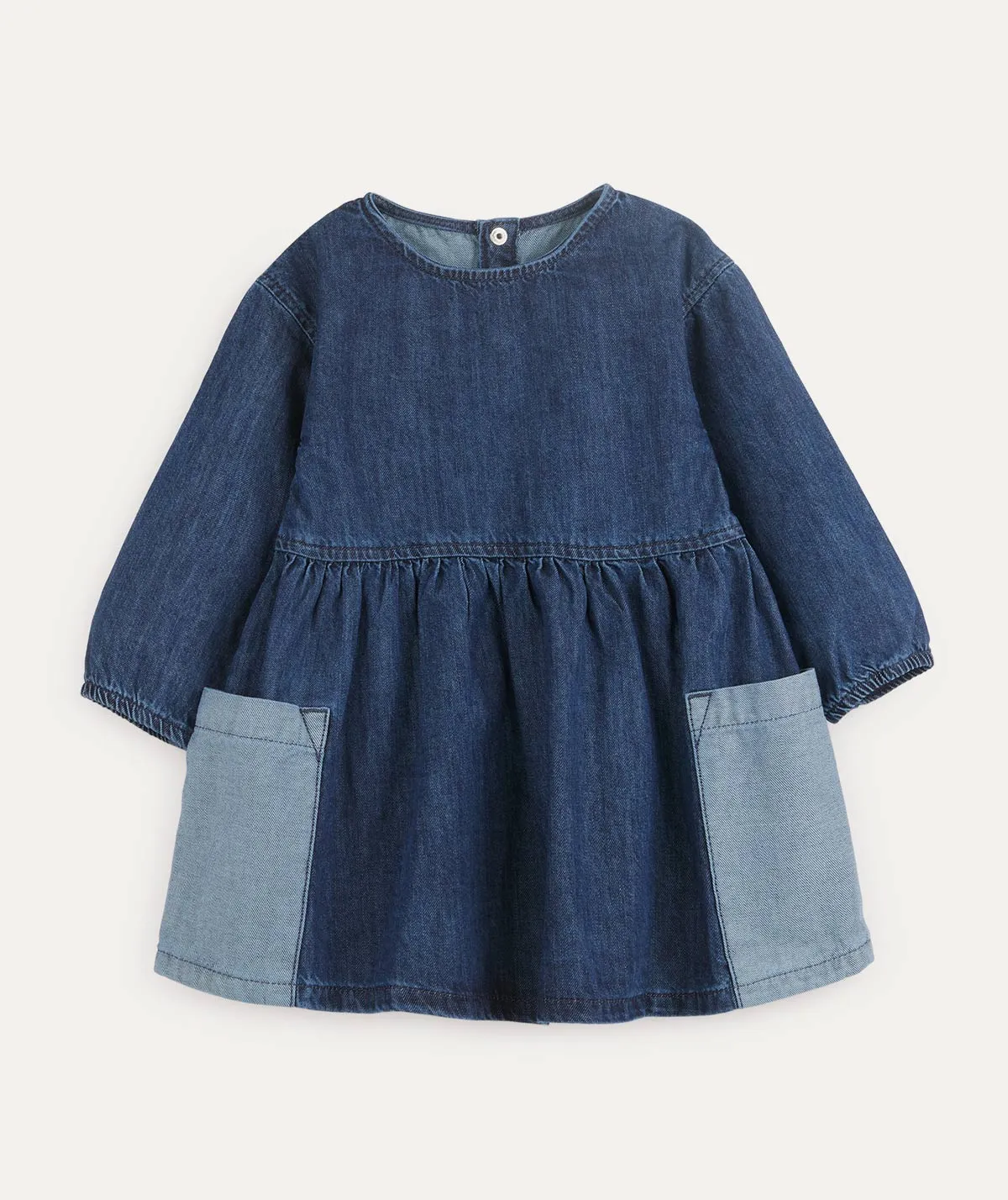 Denim Pocket Dress - Dark Denim