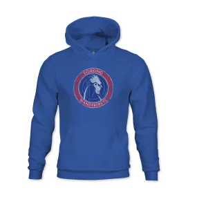 Dorking Wanderers FC Color Badge Youth Fleece Pullover Hoodie - Royal