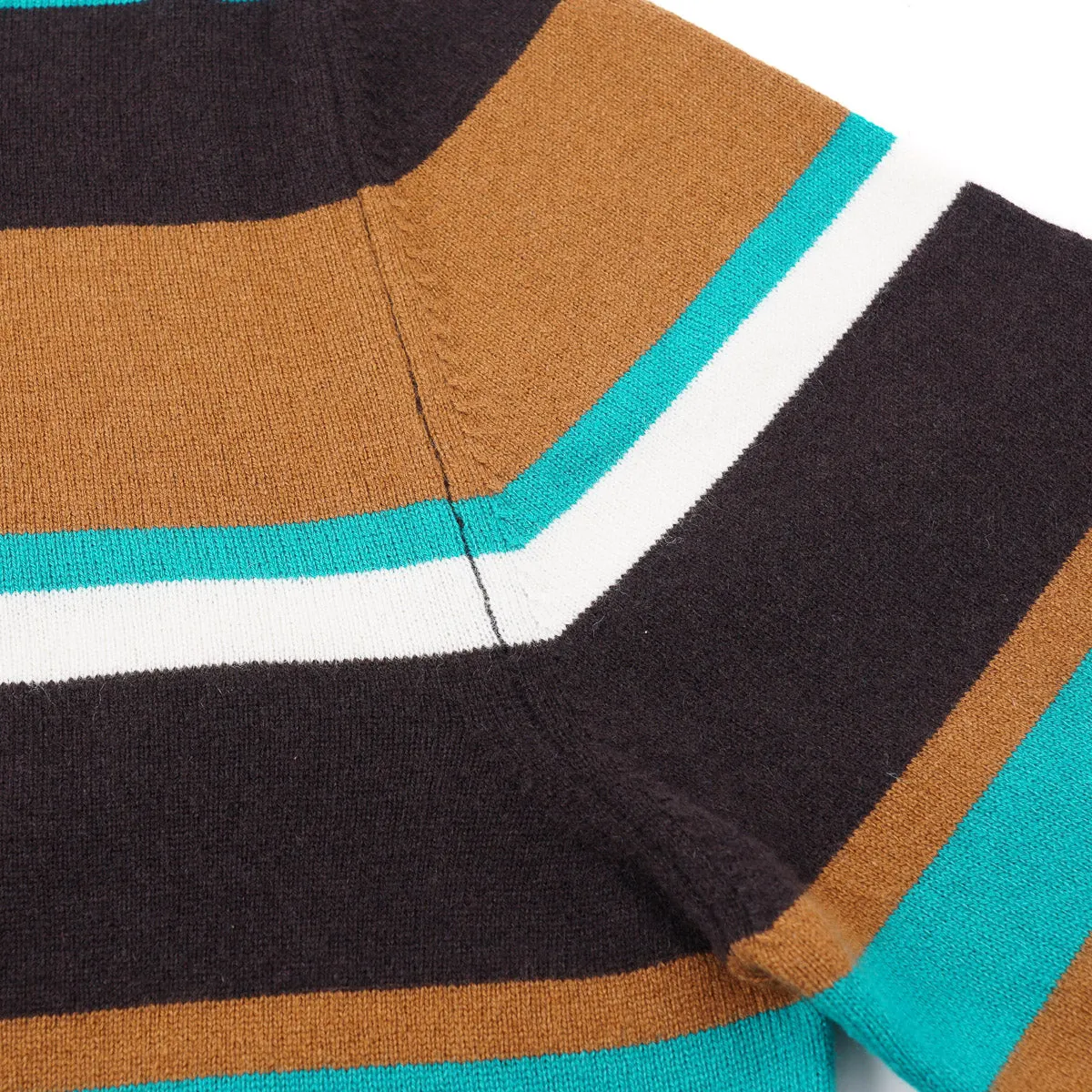 Drumohr Multi-Striped Cashmere Sweater