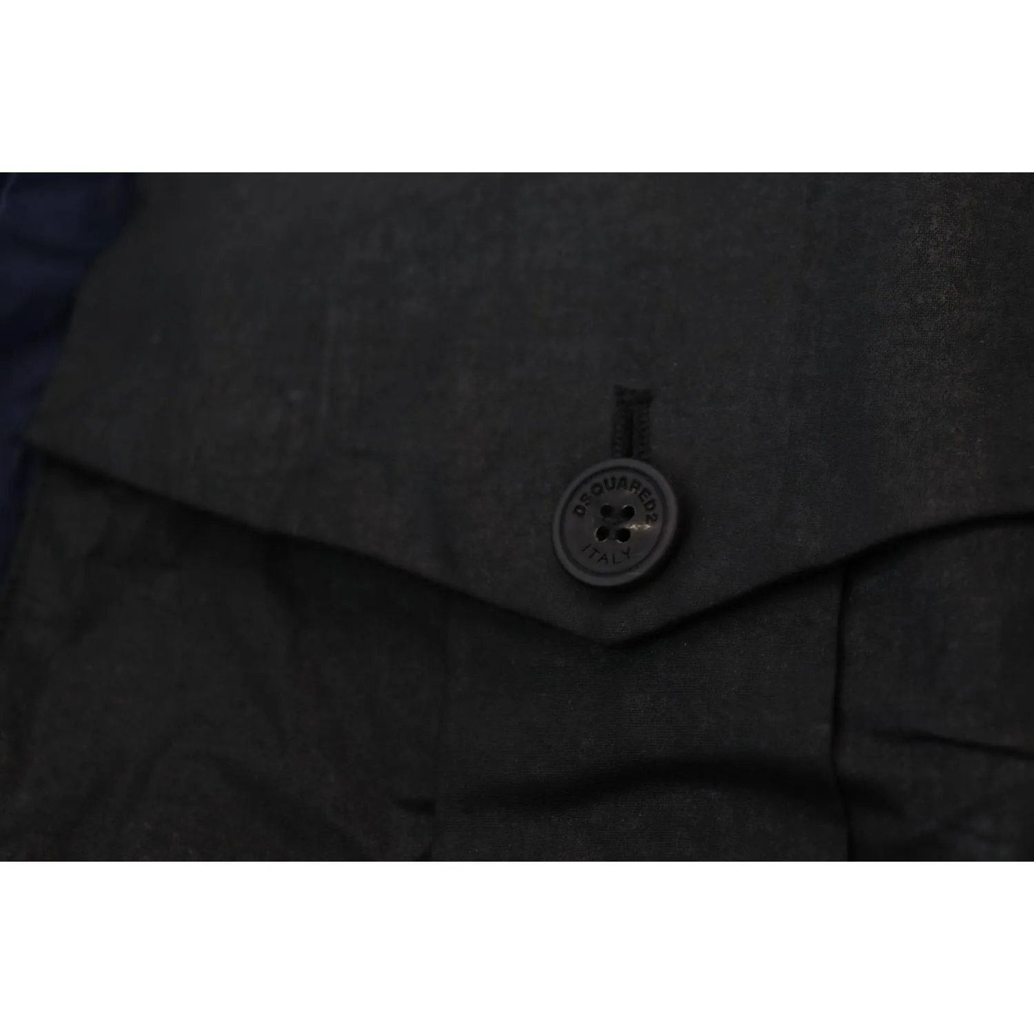 Dsquared² Svelte Dark Blue Cotton Shirt