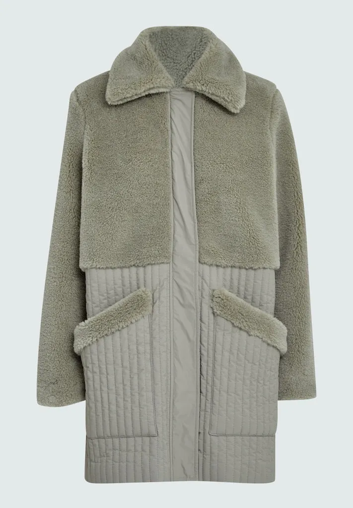 DSReina Teddy Coat - Laurel Oak