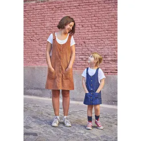 Duo TORONTO   TORONTO Kids pinafore dress - PDF Sewing Pattern