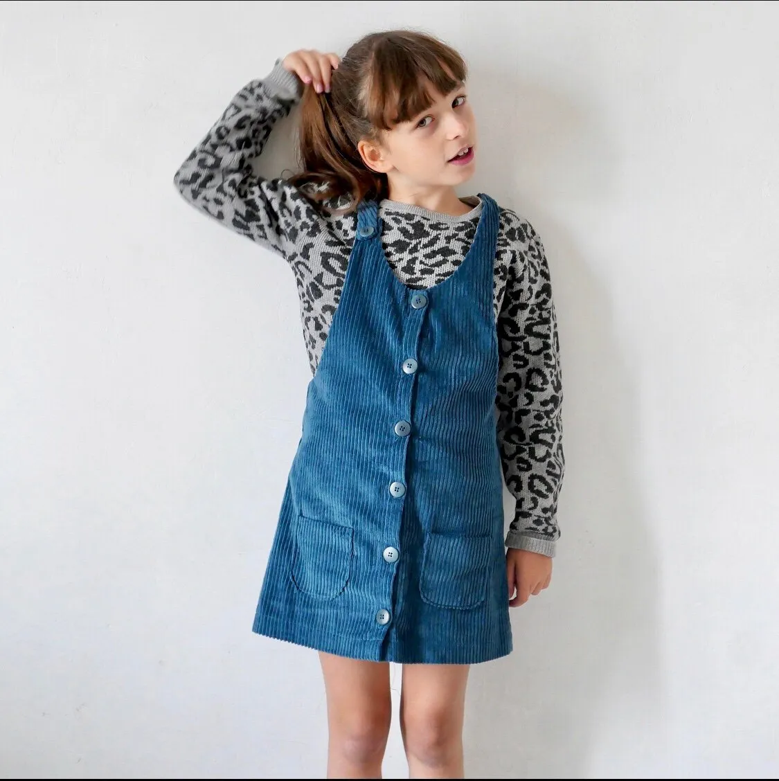 Duo TORONTO   TORONTO Kids pinafore dress - PDF Sewing Pattern