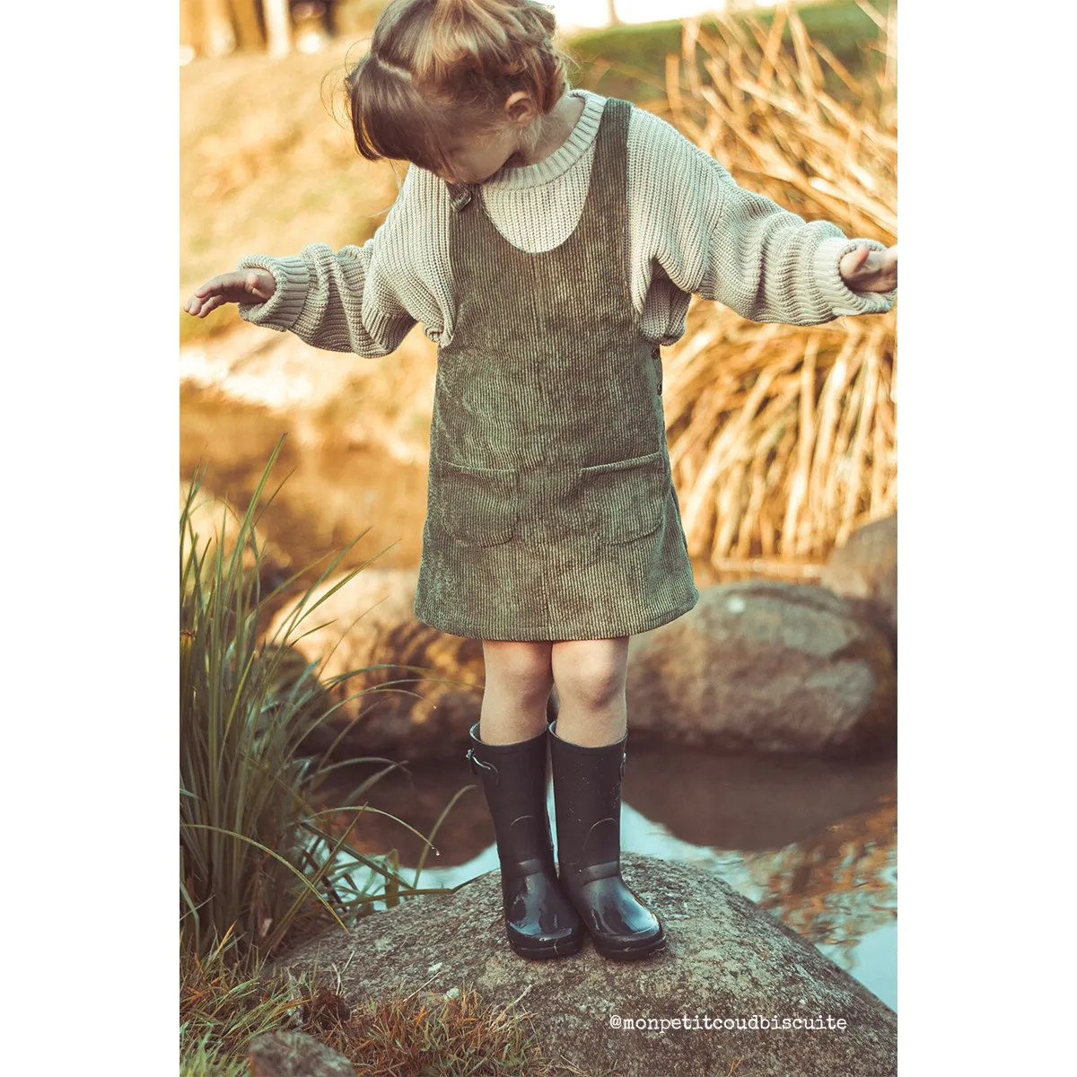 Duo TORONTO   TORONTO Kids pinafore dress - PDF Sewing Pattern