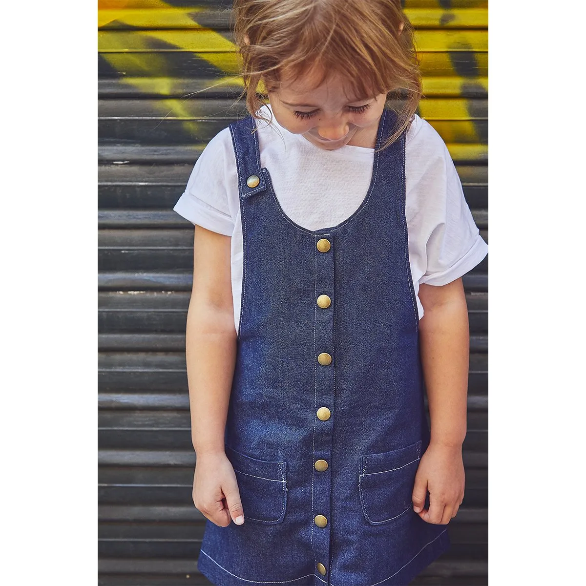 Duo TORONTO   TORONTO Kids pinafore dress - PDF Sewing Pattern