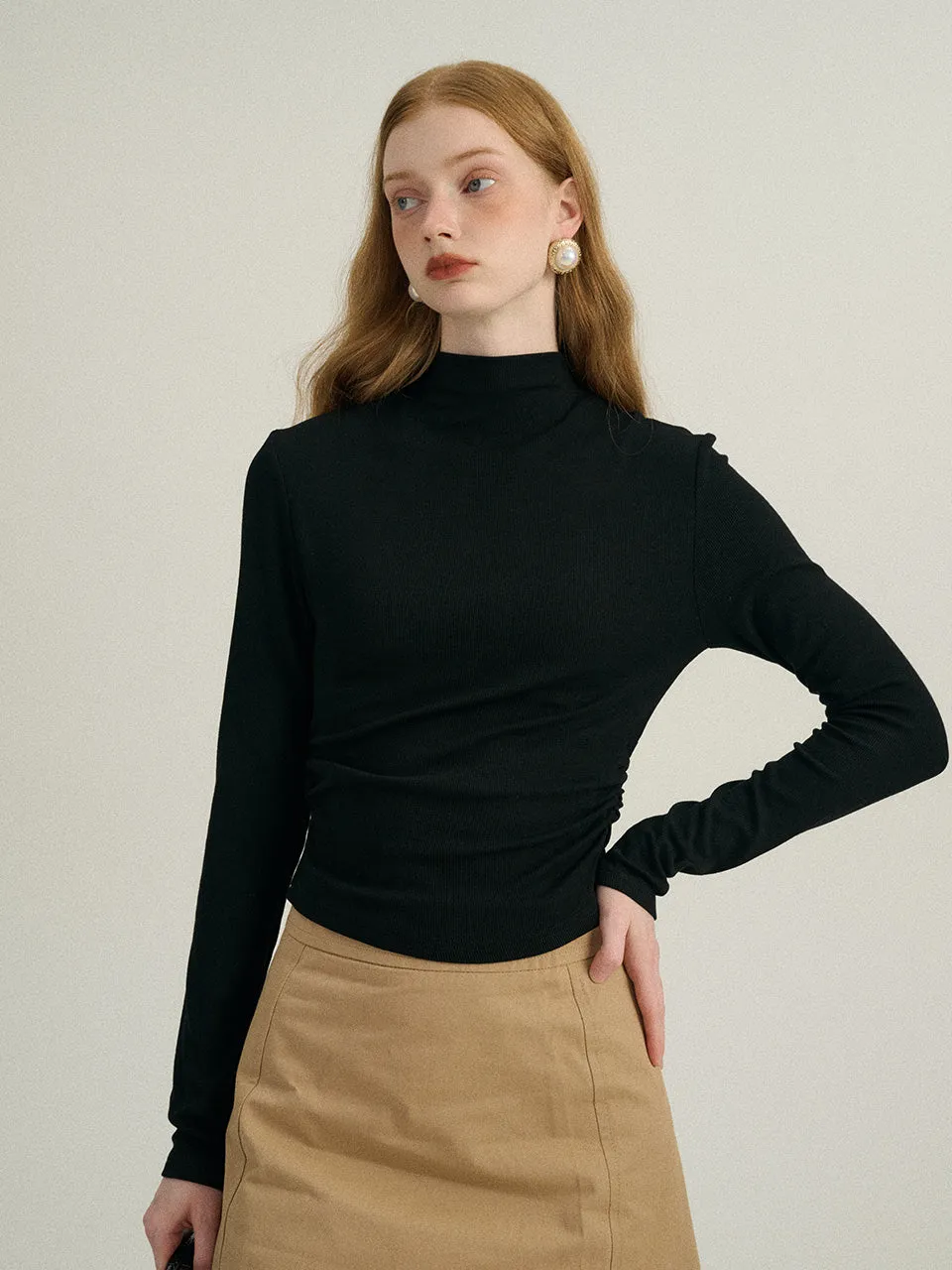 Eternal semi-high neck top