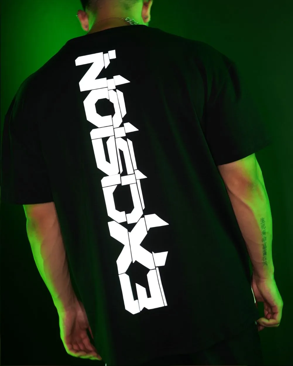 Excision x iHeartRaves Electric Surge Reflective Mens Tee