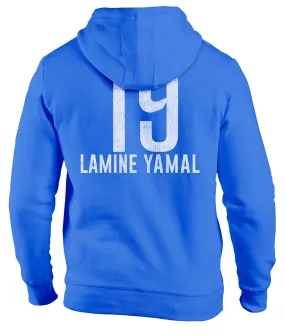 FC Barcelona Lamine Yamal Fleece Pullover Hoodie - Royal