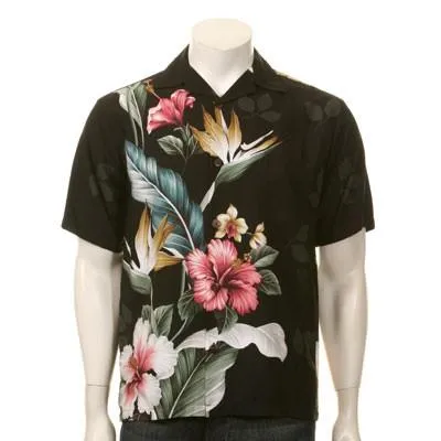 Floral Bird of Paradise Aloha Shirt