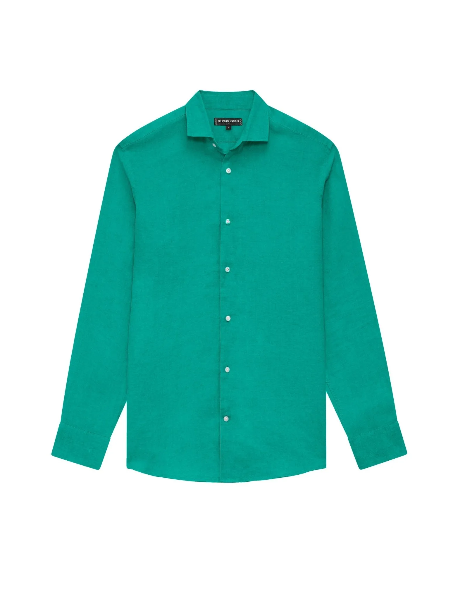 FRESCOBOL CARIOCA Antonio Shirt TOPAZ TEAL