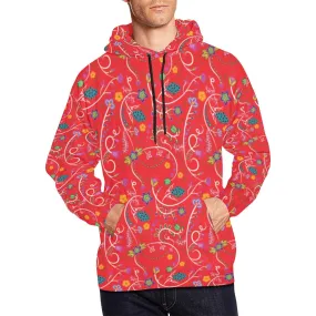 Fresh Fleur Fire Hoodie for Men (USA Size)