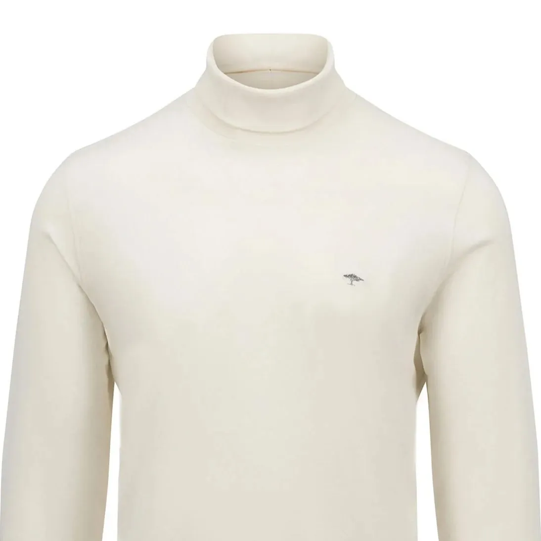 Fynch-Hatton Long Sleeve Rollneck Offwhite 14141925