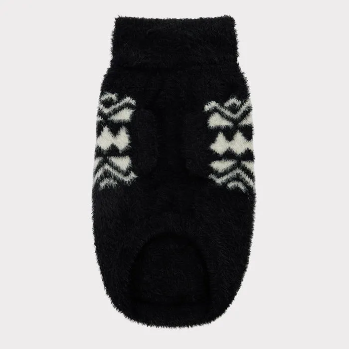 GF Pet Fuzzy Sweater - Black for Dogs