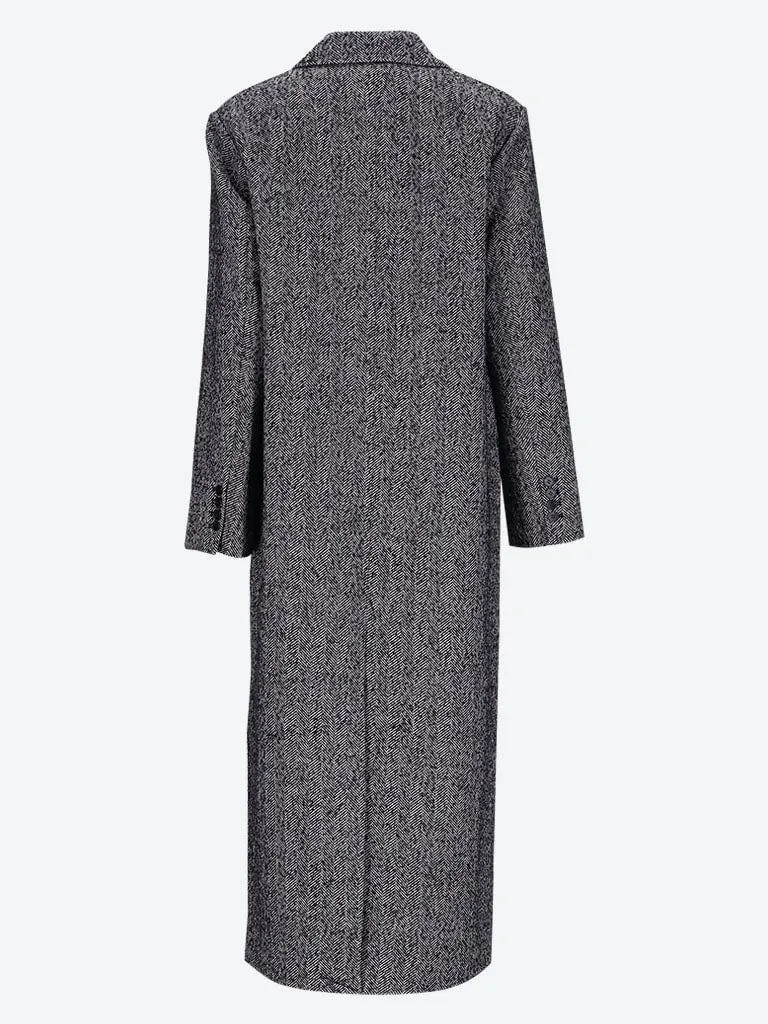 Glide maxi length coat