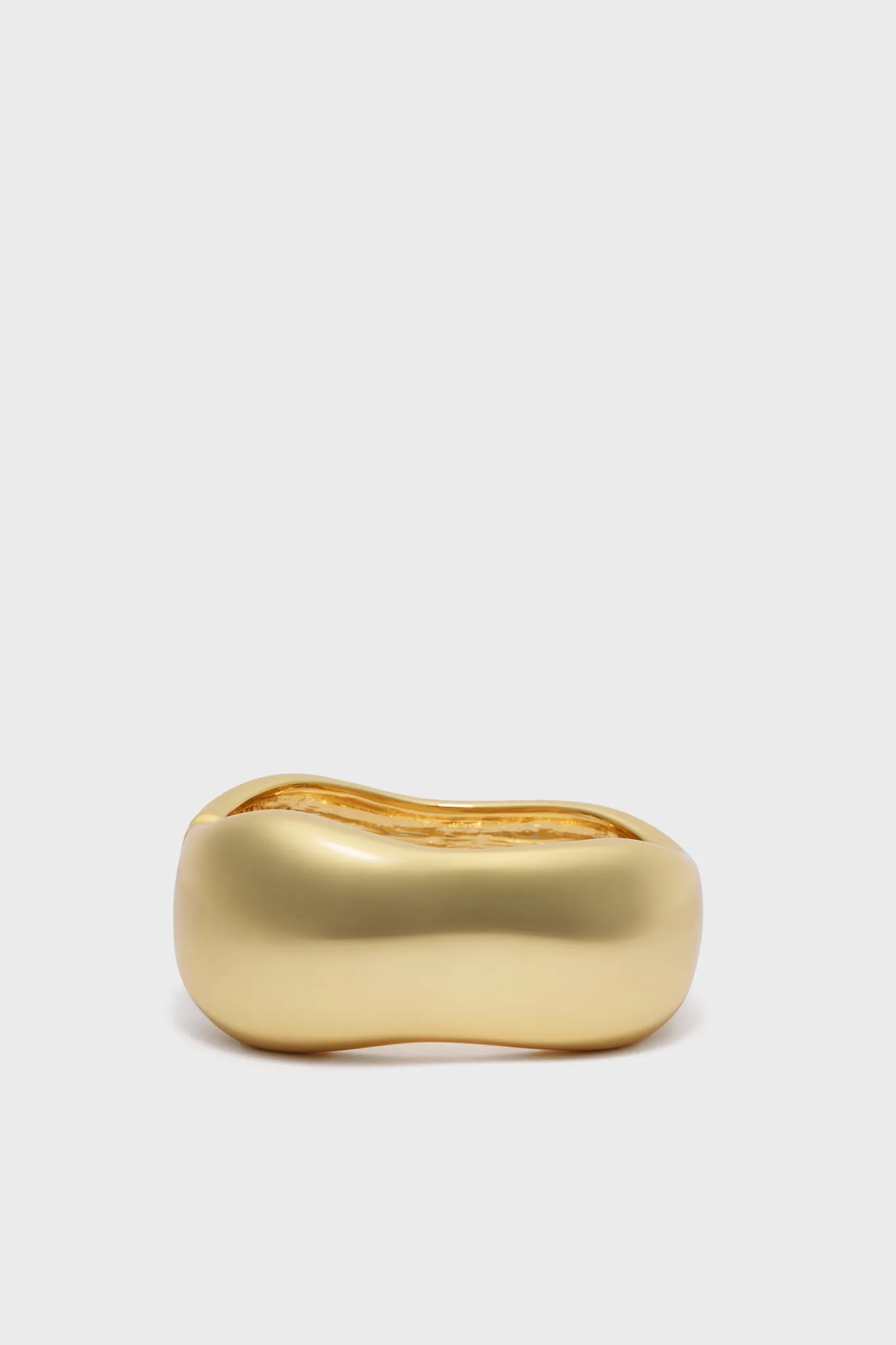 Gold Curved Hayes Cuff