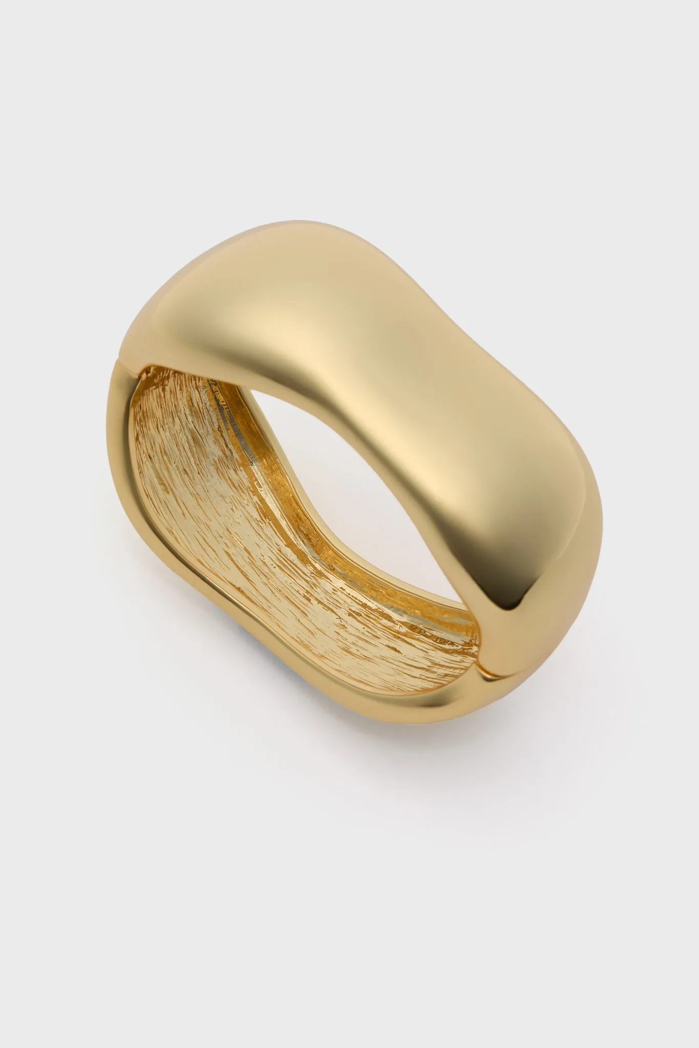 Gold Curved Hayes Cuff