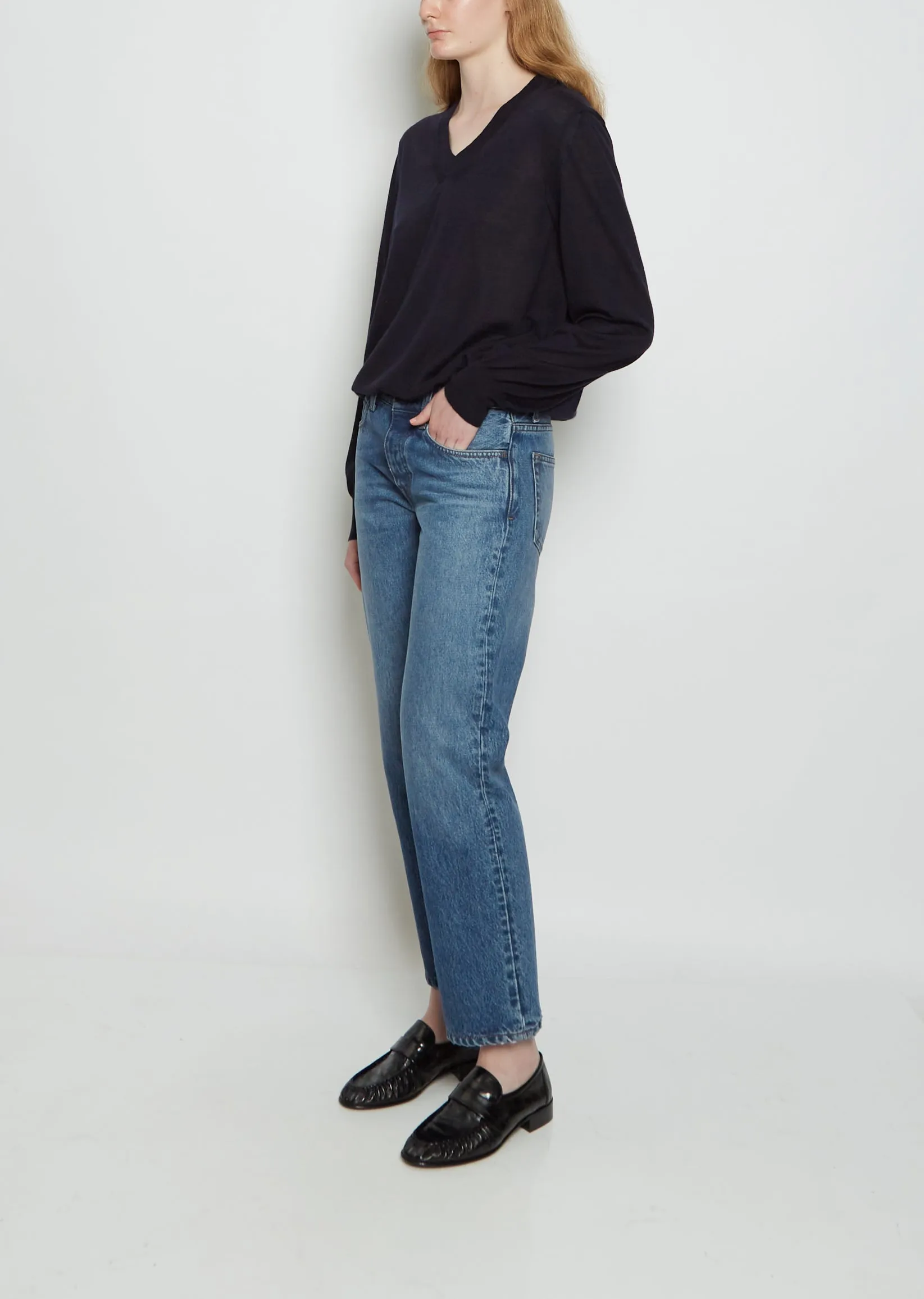 Goldin Low-Rise Cotton Jeans