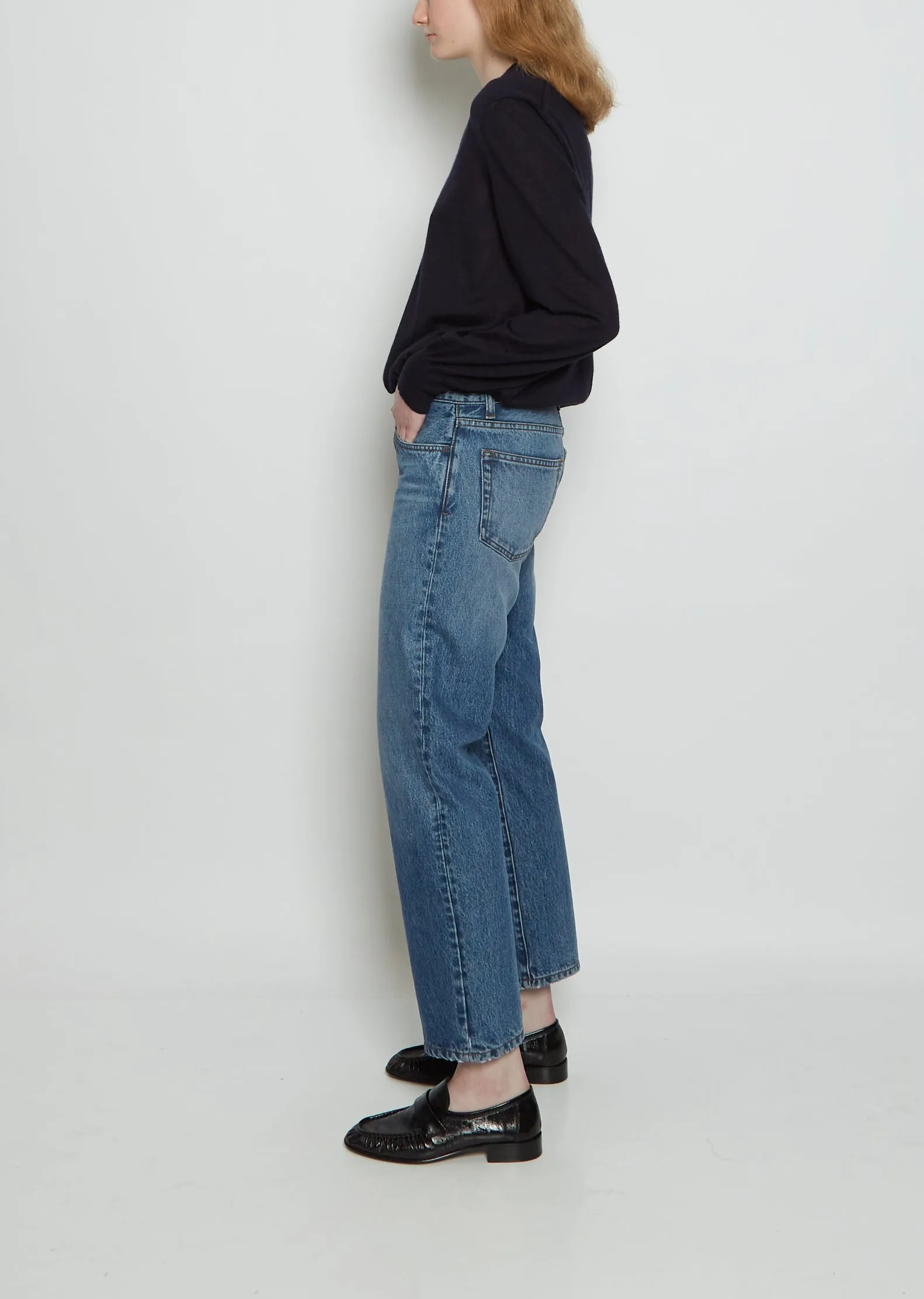 Goldin Low-Rise Cotton Jeans