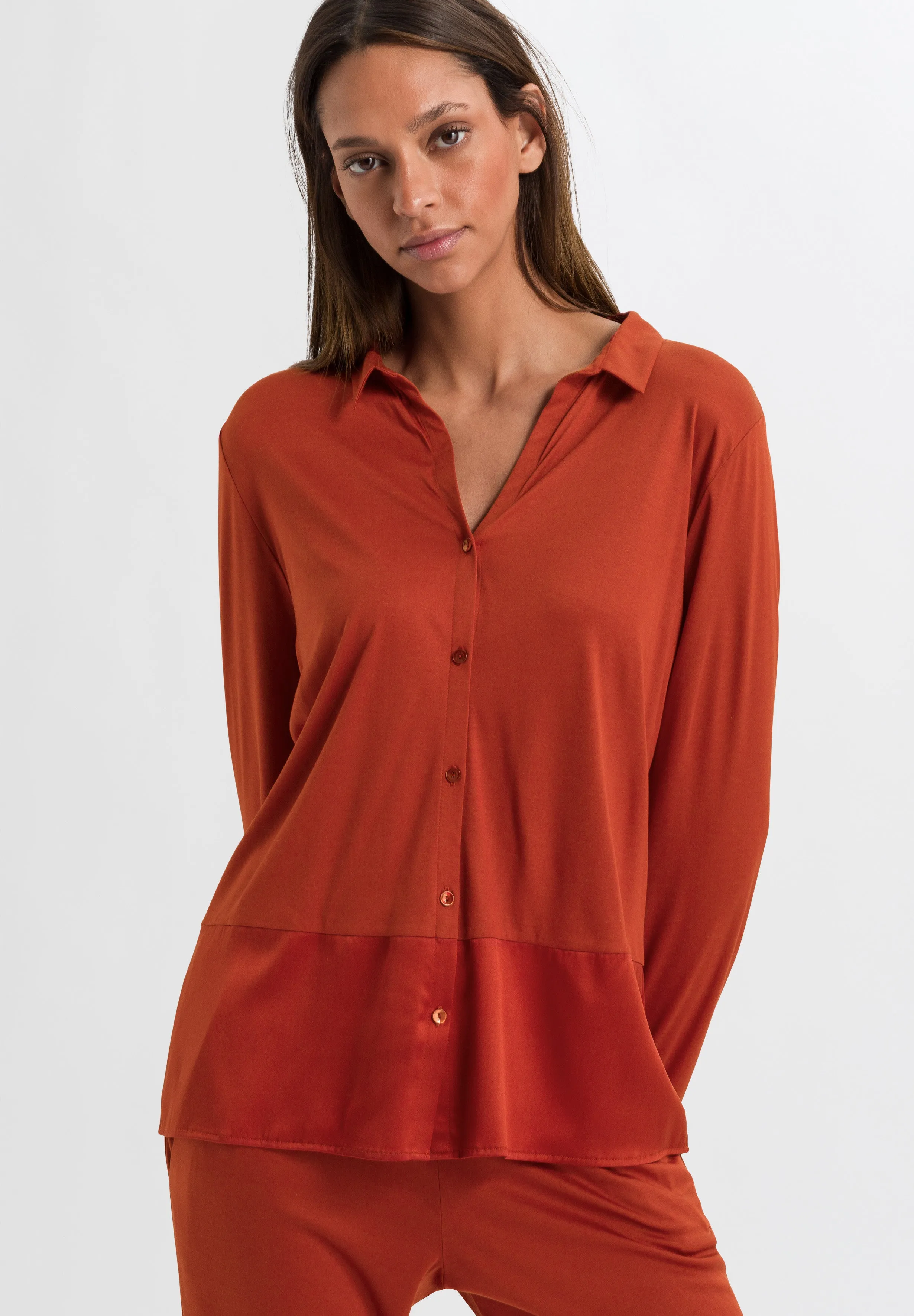 Grand Central Button Front Shirt | Blood Orange 77402-1458