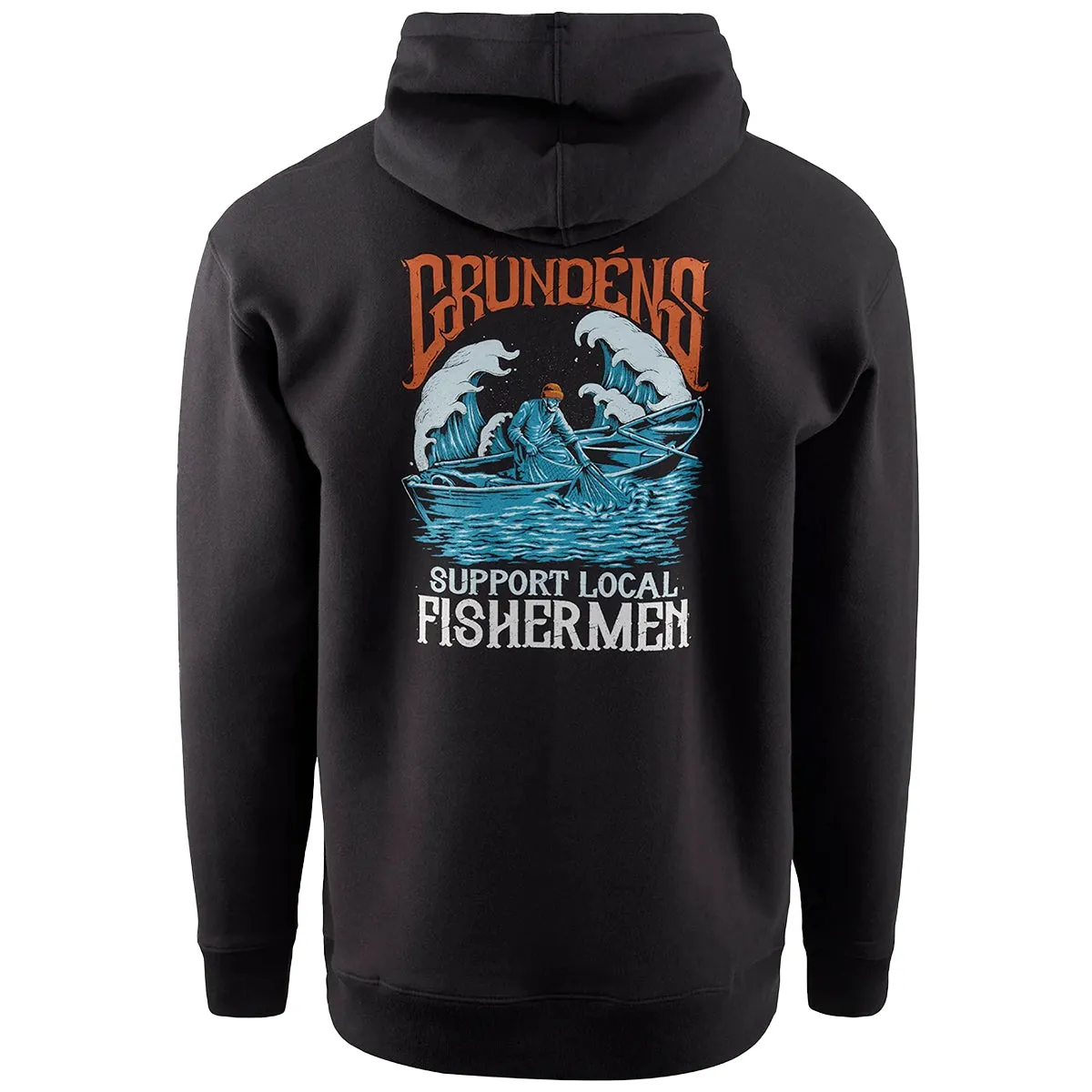 Grundéns Displacement DWR Support Local Fishermen Pullover Hoodie