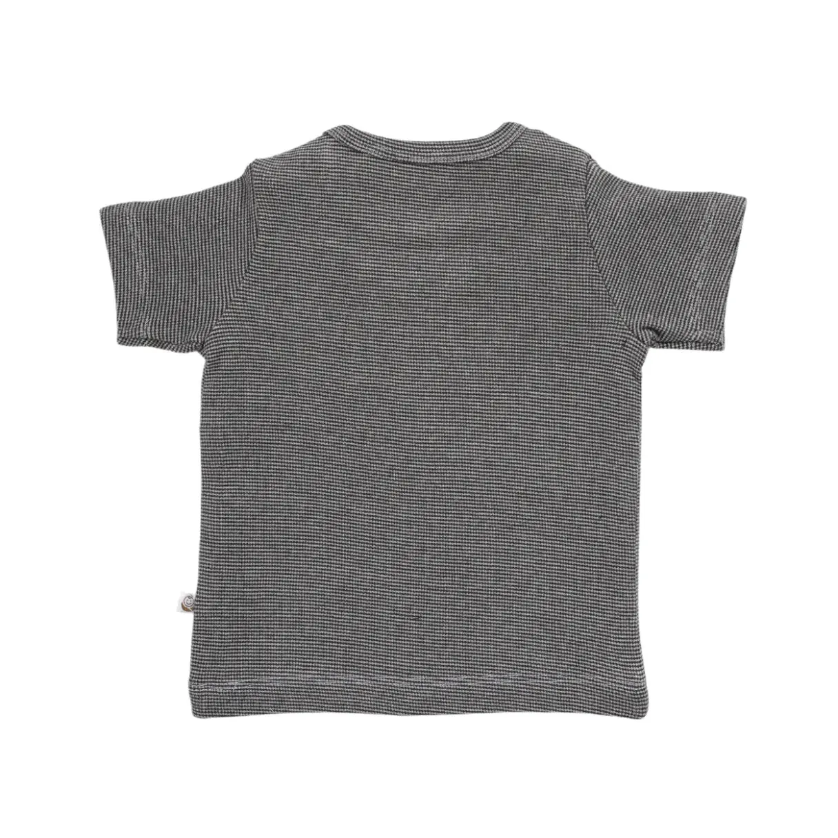 Half sleeve grey & black little boys stripe t-shirt for baby