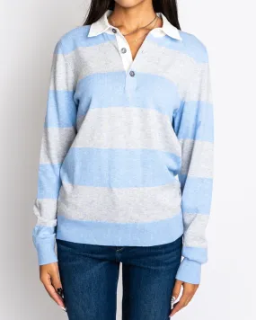 Harpford Blue/Grey Stripe Rugby Shirt