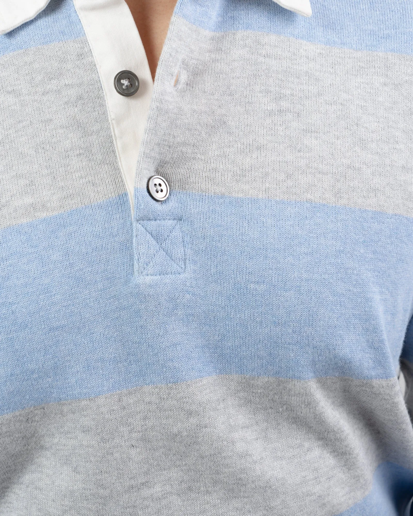 Harpford Blue/Grey Stripe Rugby Shirt