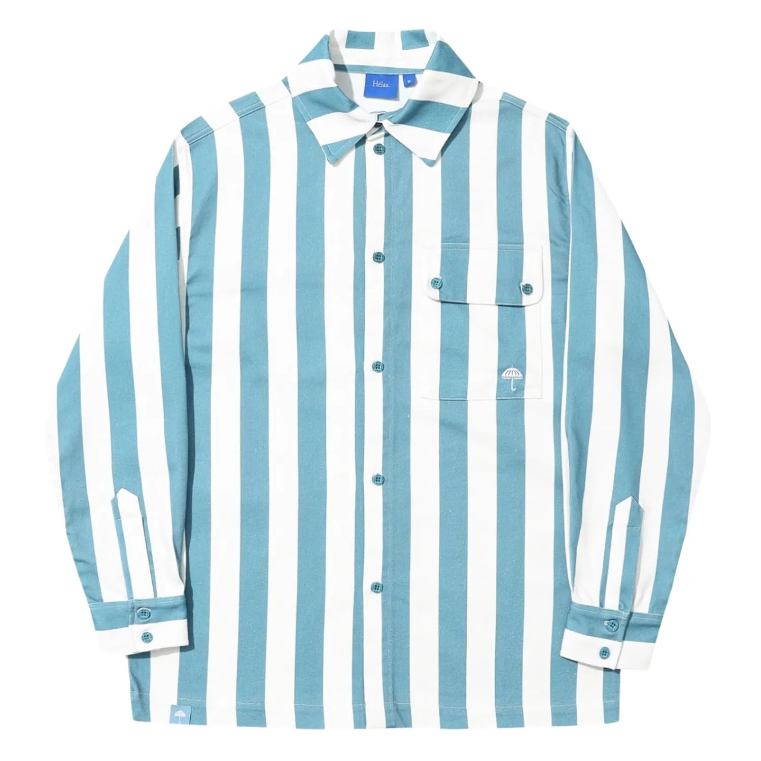 Helas Liner Longsleeve Shirt - White/Blue