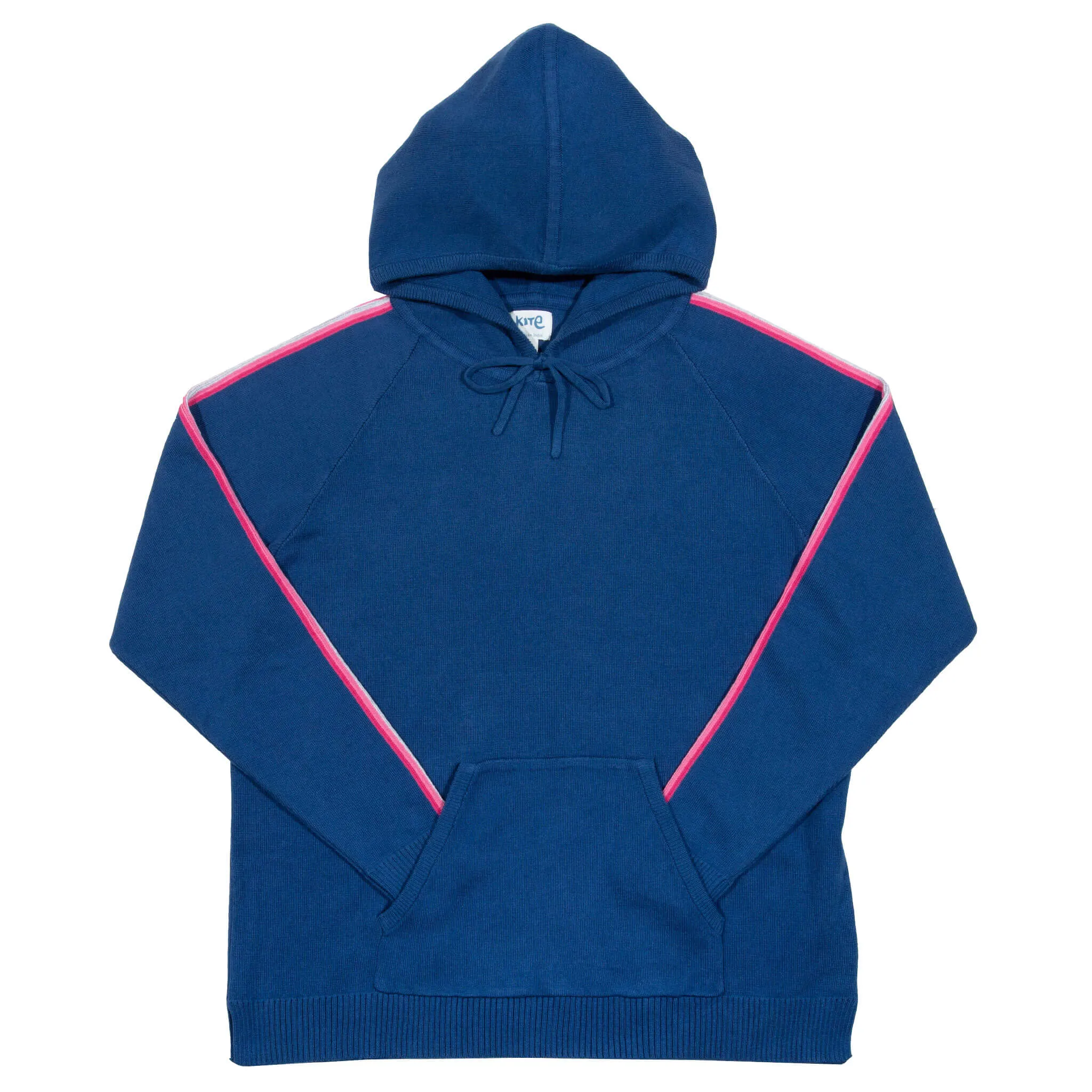 Hinton knit hoody navy