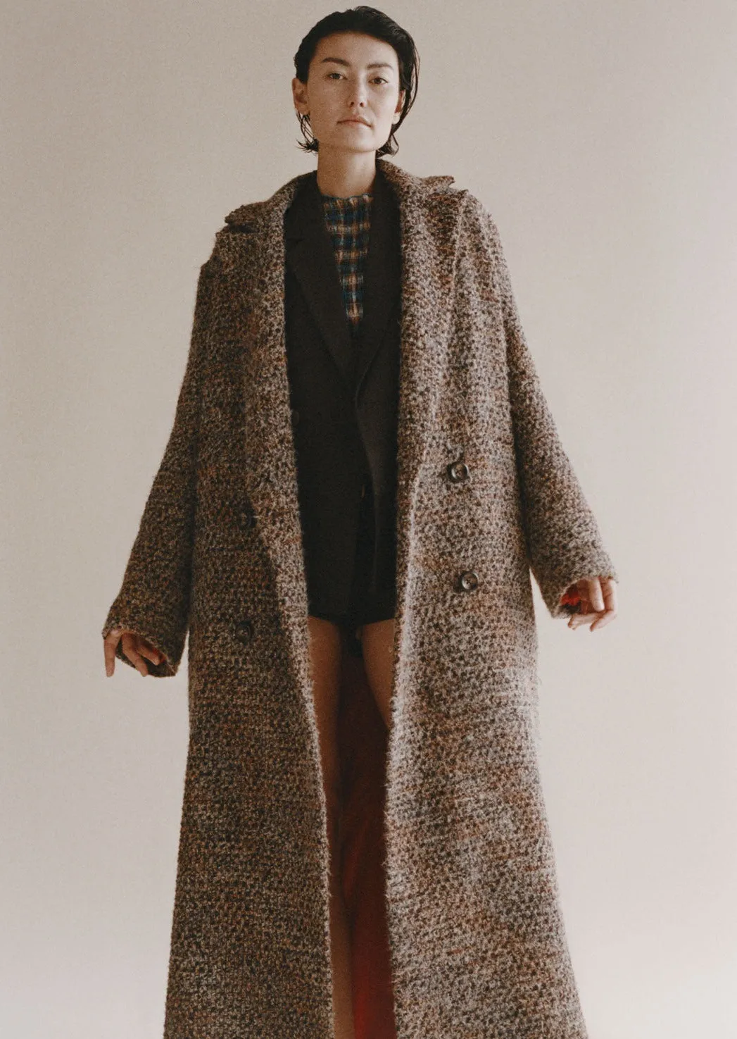 Husk Oversized Wool Coat