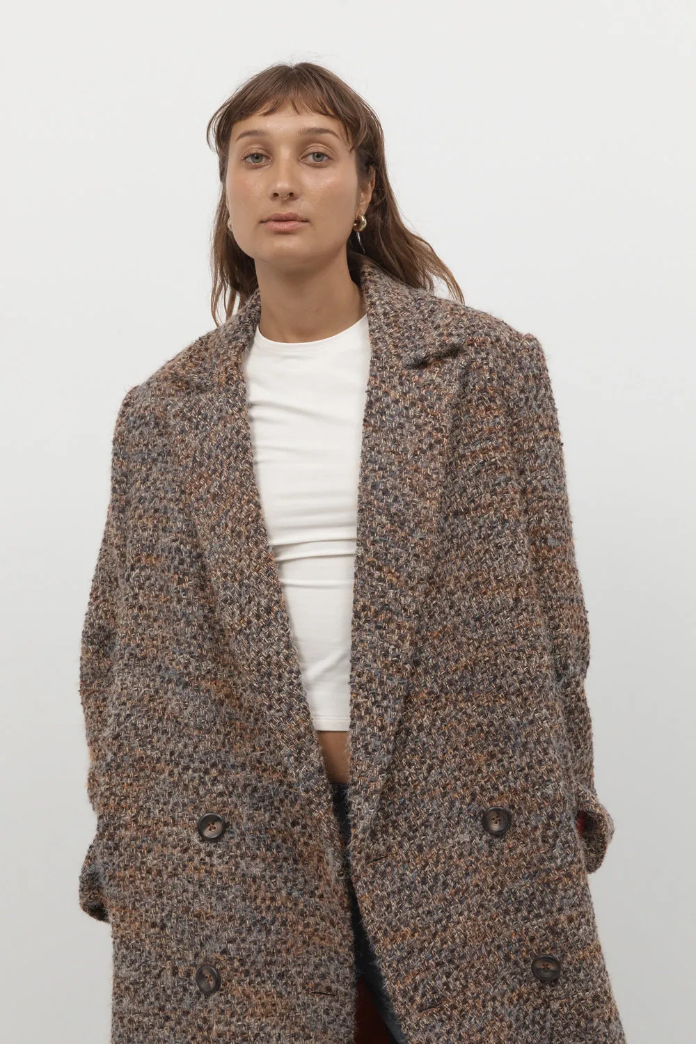 Husk Oversized Wool Coat