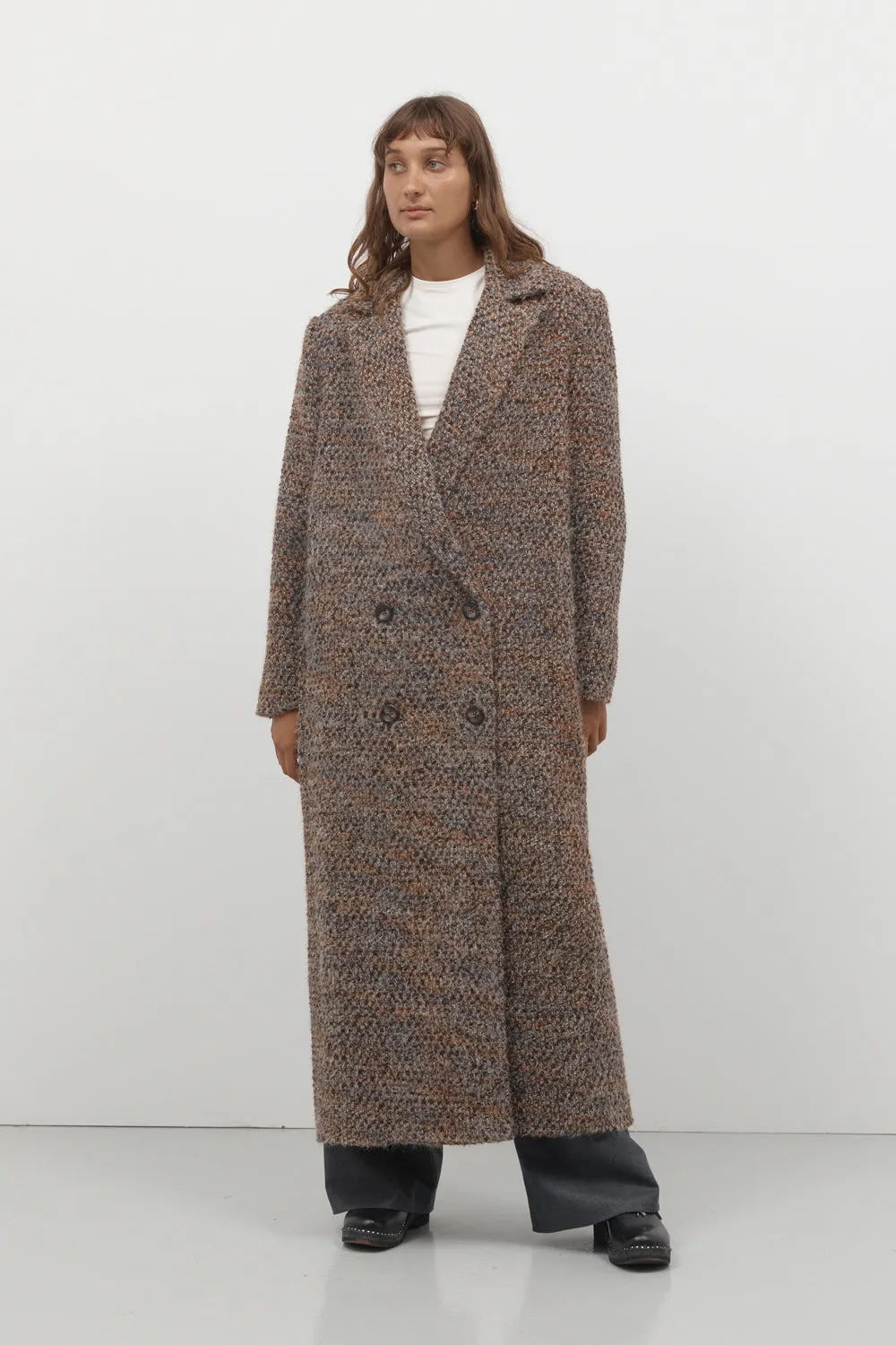 Husk Oversized Wool Coat